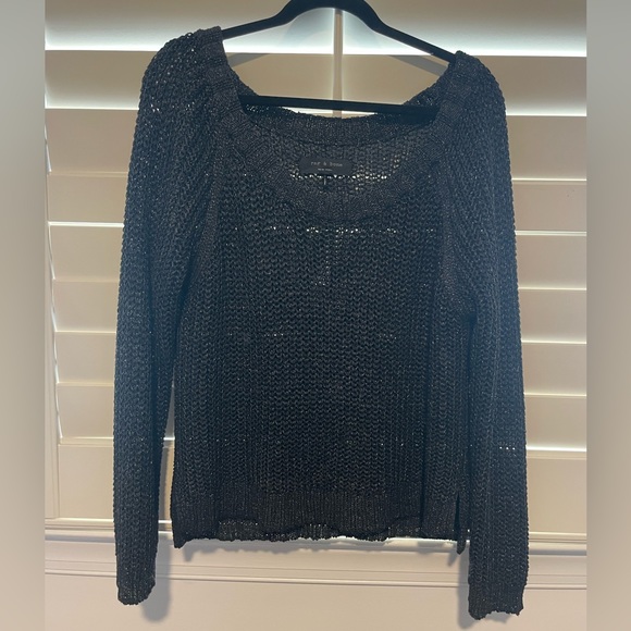 Grey sparkly Rag and Bone heavy sweater - Picture 1 of 4